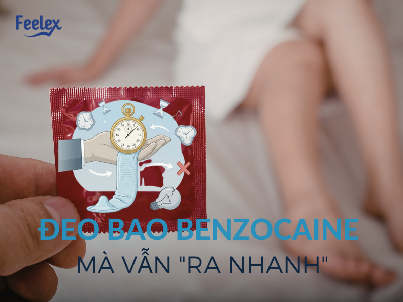 Dùng bao cao su kéo dài thời gian không hiệu quả